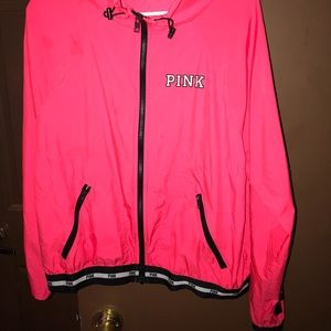 VS PINK Neon Pink Anorak